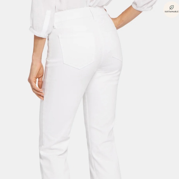 NYDJ Marilyn Straight Jean Size 6 White - Picture 4 of 10